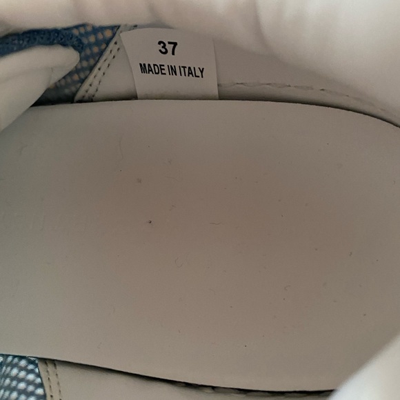 Stella McCartney Blue Denim Loop Sneakers - Picture 7 of 13